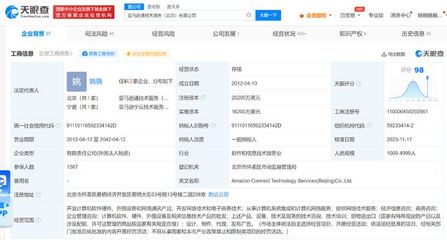 亞馬遜云科技增資至2.02億美元，深化在華布局賦能計(jì)算機(jī)軟件咨詢(xún)產(chǎn)業(yè)